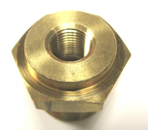 Rochester Carburetor Fuel Inlet Fitting Brass 1" Hex 2G 4G Q