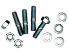 Carburetor Studs - Bright Zinc - Correct Length for Individual or Paired Spacers & Shields