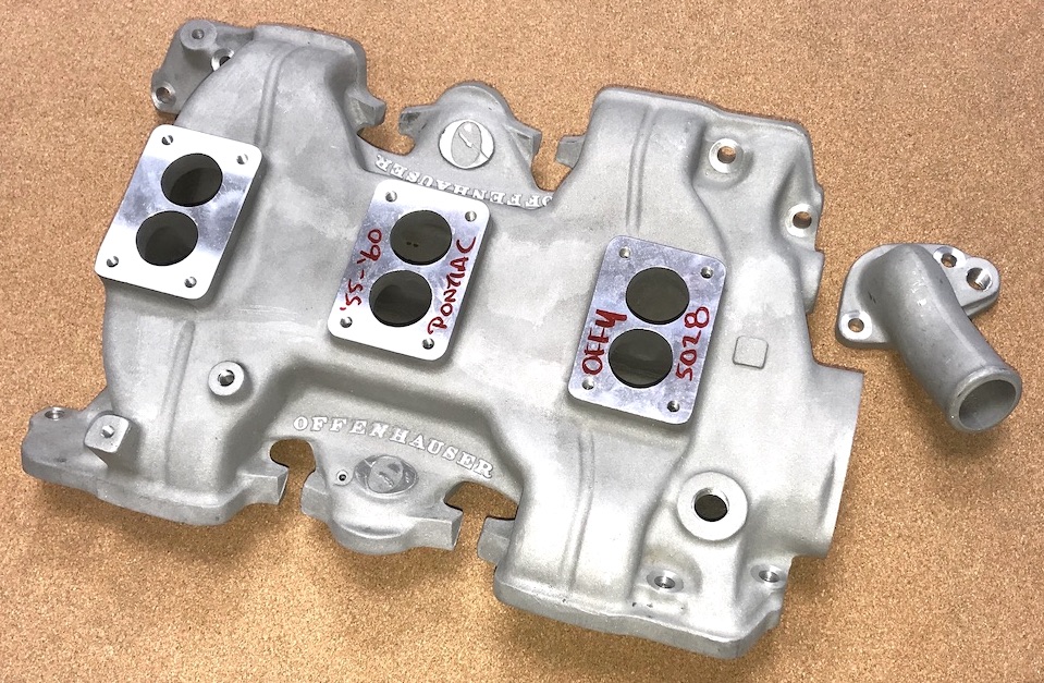 1955 through 1960 Pontiac Tripower Intake Manifold Hot Rod